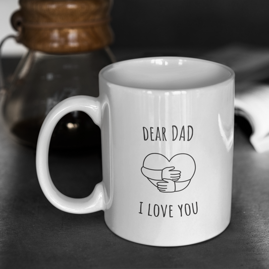 Dear Dad I Love You Mug